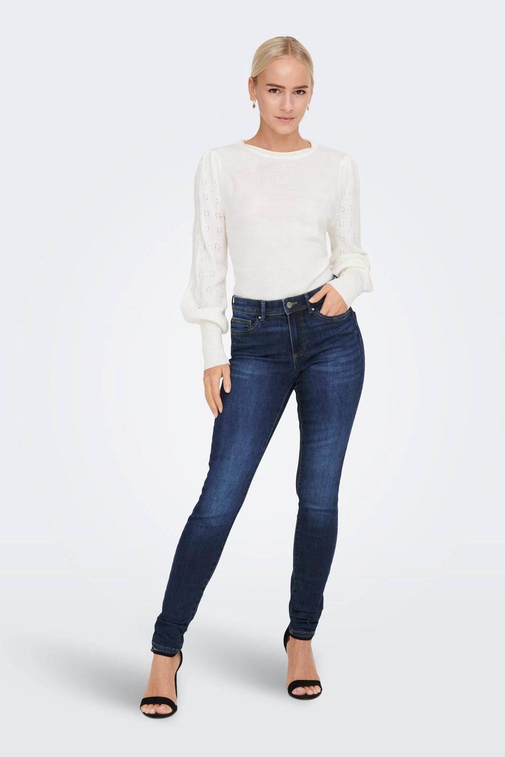 ONLY skinny jeans ONLWAUW dark blue denim