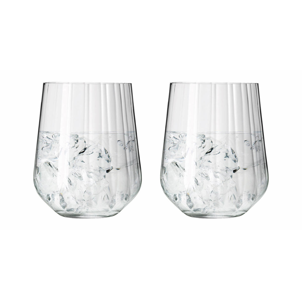 Ritzenhoff 3701001 Bicchiere da gin 700 ml - Serie Schattenfauna Set No. 1-2 pezzi, cicogna e farfalla - Made in Germany