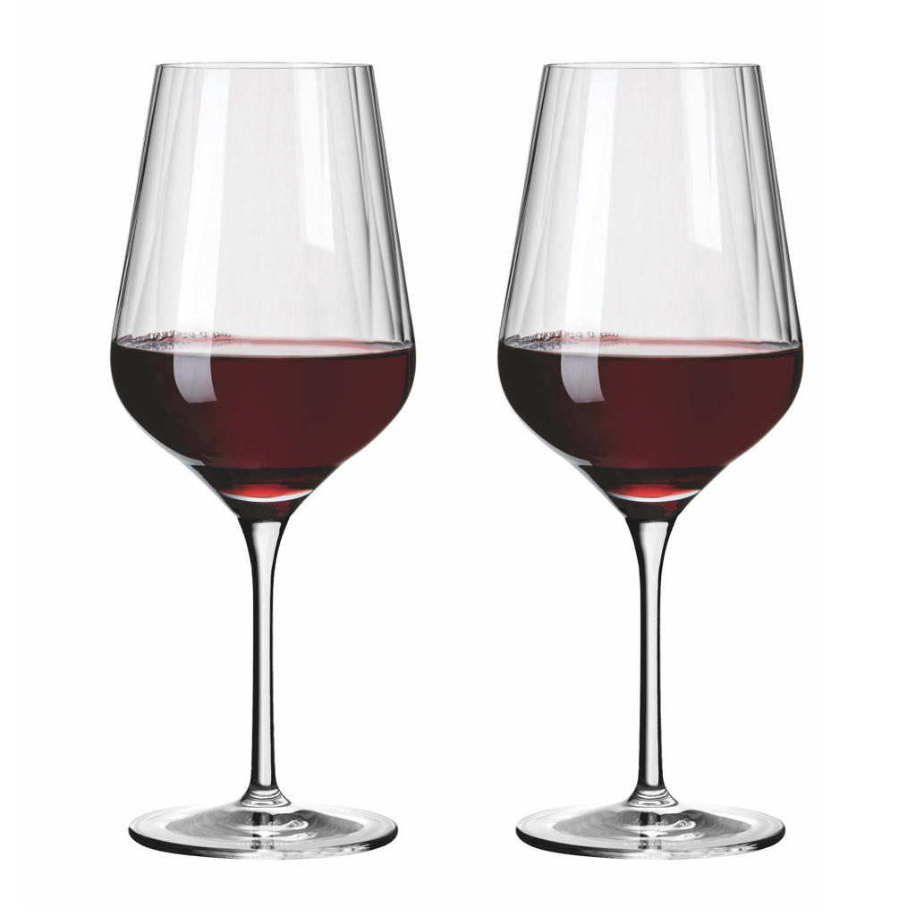 Ritzenhoff rode wijnglas Sternschliff (set van 2)