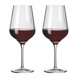 rode wijnglas Sternschliff (set van 2) 