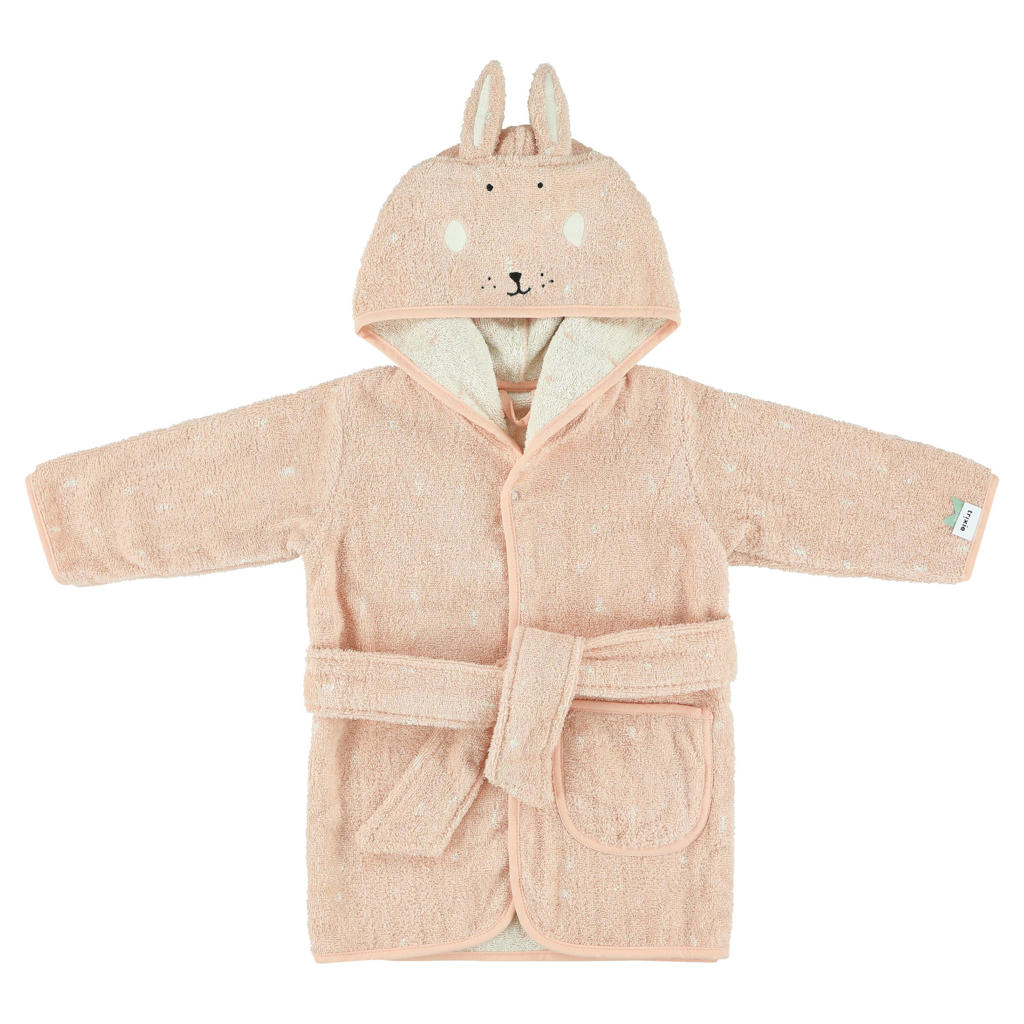 Trixie   Mrs. Rabbit badstof badjas roze