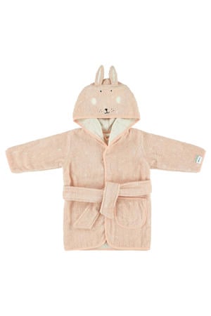 Mrs. Rabbit badstof badjas roze