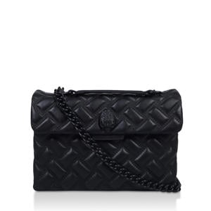 leren crossbody tas Kensington Drench zwart