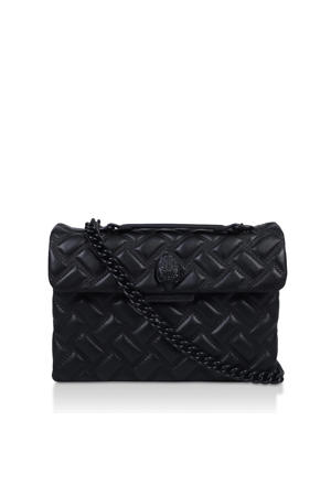 leren crossbody tas Kensington Drench zwart