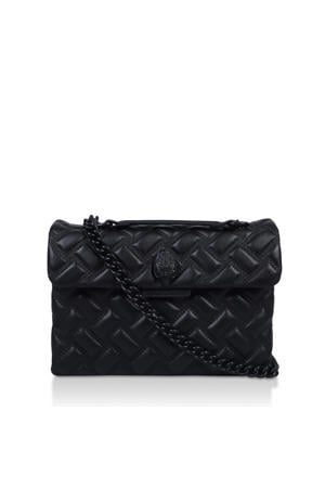 leren crossbody tas Kensington Drench zwart