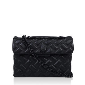 leren crossbody tas Kensington Drench zwart