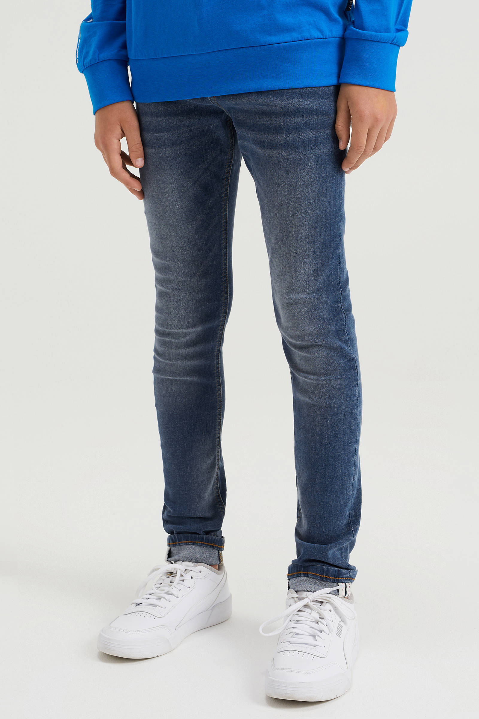 Super skinny jeans Brad blue grey denim wehkamp Jongens Kleding Broeken & Jeans Jeans Skinny Jeans 