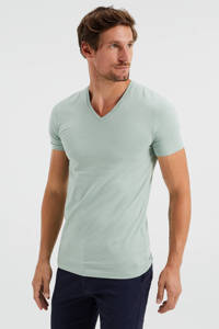 WE Fashion slim fit T-shirt mint
