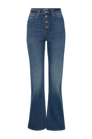 high waist regular fit jeans BYKATO BYLISA mid blue denim