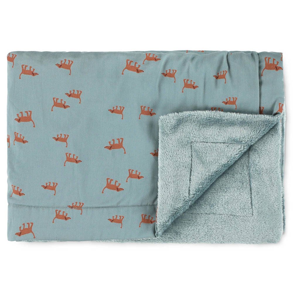Trixie Playful baby wiegdeken fleece 75x100 cm blauw