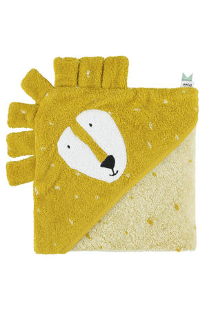 badcape Mr. Lion 75x75cm geel