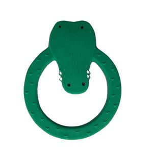 Mr Crocodile rubberen bijtring groen