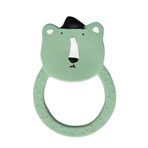 Trixie Mr Polar Bear rubberen bijtring lichtgroen afbeelding