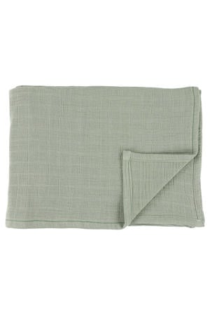 Bliss swaddle 110x110 cm - olijfgroen (set van 2)