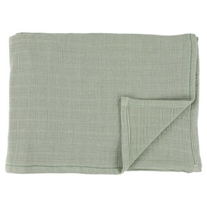 Bliss swaddle 110x110 cm - olijfgroen (set van 2)