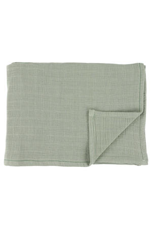 Bliss swaddle 110x110 cm - olijfgroen (set van 2)