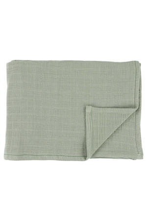 Bliss swaddle 110x110 cm - olijfgroen (set van 2)