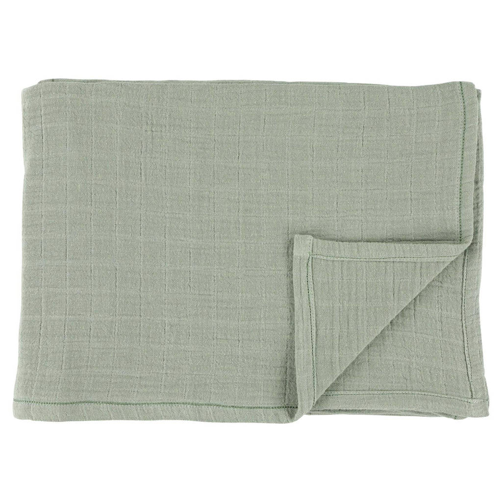 Trixie Bliss swaddle 110x110 cm - set van 2 olijfgroen