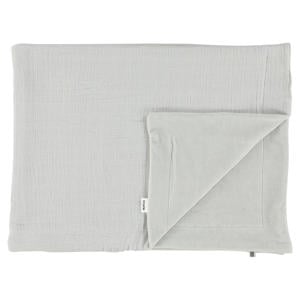 Bliss baby wiegdeken fleece 75x100 cm lichtgrijs