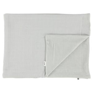 Bliss baby wiegdeken fleece 75x100 cm lichtgrijs