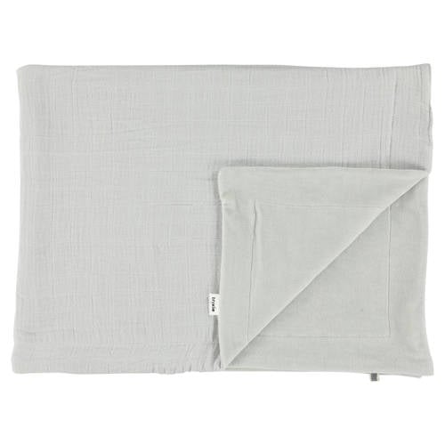 Trixie Bliss baby wiegdeken fleece 75x100 cm lichtgrijs afbeelding
