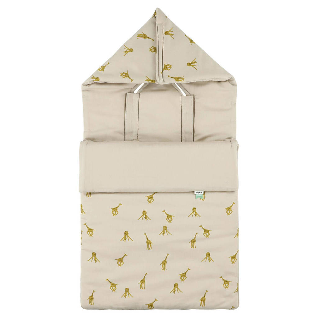 Trixie Groovy Giraffe voetenzak ecru/geel