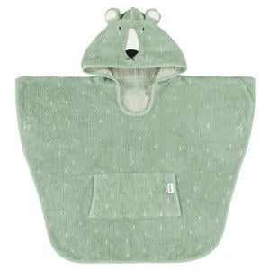 badponcho Mr Polar Bear 47x64 cm groen