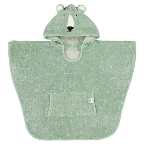 Trixie poncho Mr Polar Bear 47x64 cm groen afbeelding