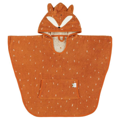 Trixie poncho Mr Fox 47x64 cm oranje afbeelding