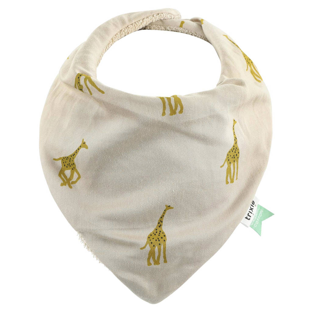 Trixie Groovy Giraffe bandana slab ecru/geel
