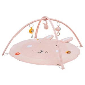 Mrs. Rabbit speelmat + babygym roze