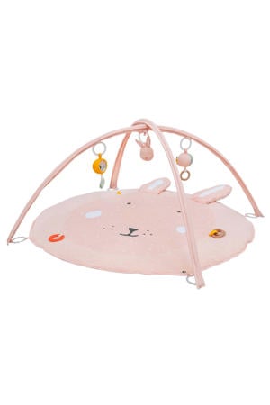 Mrs. Rabbit speelmat + babygym roze