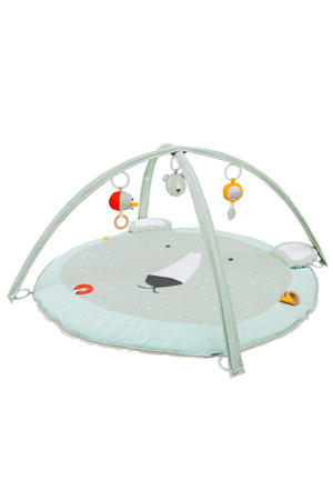 Mr. Polar Bear speelmat + babygym mintgroen