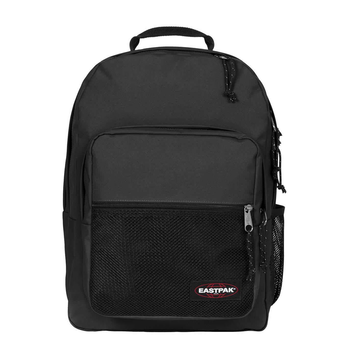 Zwarte eastpak met online laptopvak