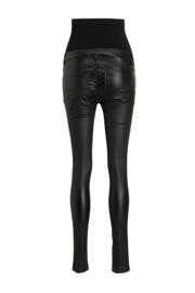 thumbnail: MAMALICIOUS coated skinny zwangerschapstregging MLNEWSANTOS zwart