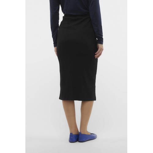 VERO MODA MATERNITY ribgebreide zwangerschapsrok VMMLAVENDER zwart afbeelding