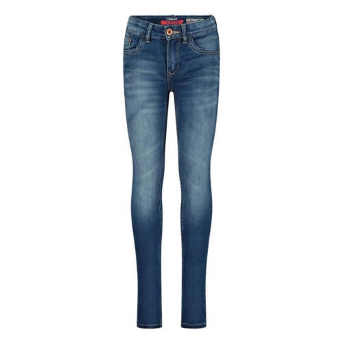 Vingino high waist super skinny jeans Bianca mid blue wash afbeelding