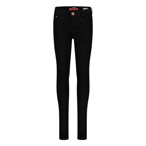 Vingino high waist super skinny jeans Bianca black afbeelding