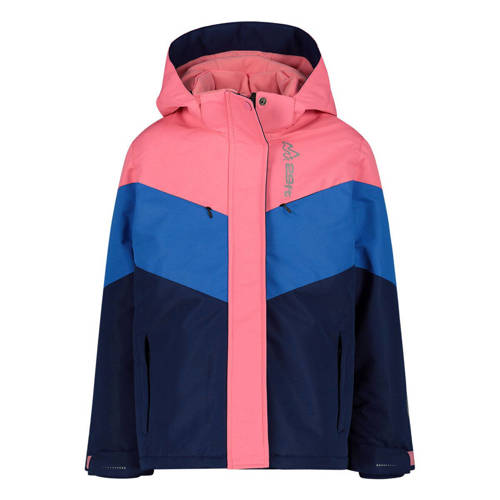 29FT ski-jas donkerblauw/kobalt/roze afbeelding