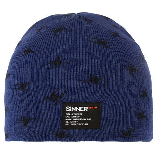 Sinner spider muts blauw afbeelding