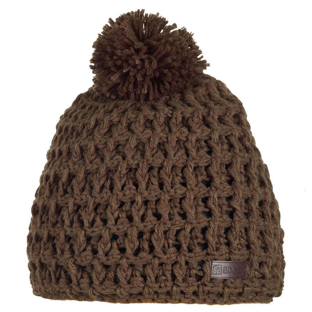 Sinner pompon muts bruin