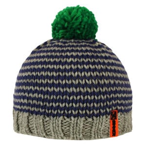 pomponmuts grijs/blauw/groen