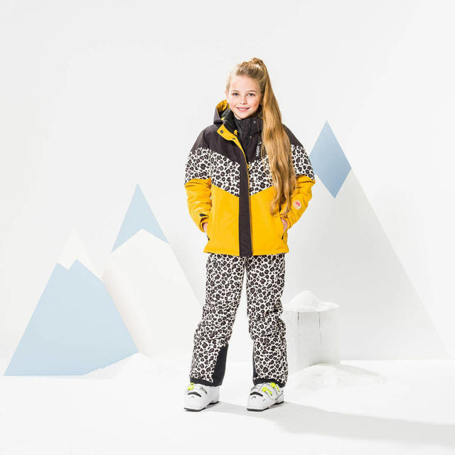 Architectuur Vrouw Niet doen 29FT ski-jas geel/zwart | wehkamp