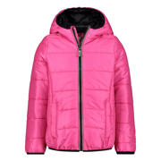 thumbnail: Roze meisjes ESPRIT gewatteerde winterjas van polyamide met effen, lange mouwen, capuchon en ritssluiting