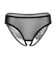 thumbnail: Daring slip Nicolette met open kruis zwart