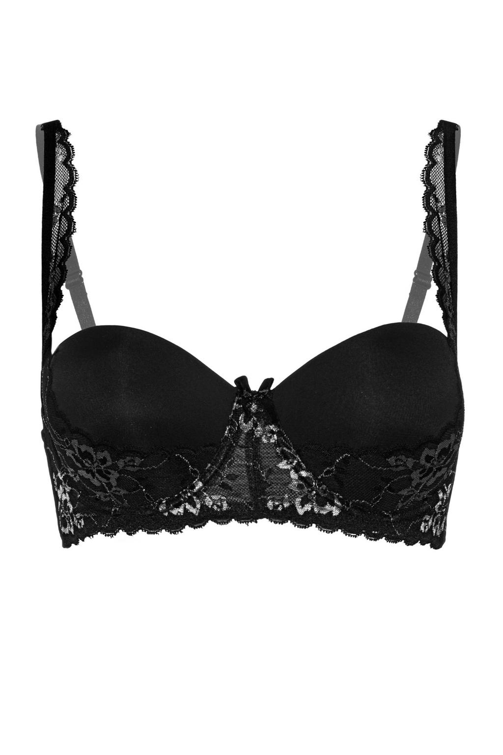 Daring pushup bh zwart wehkamp