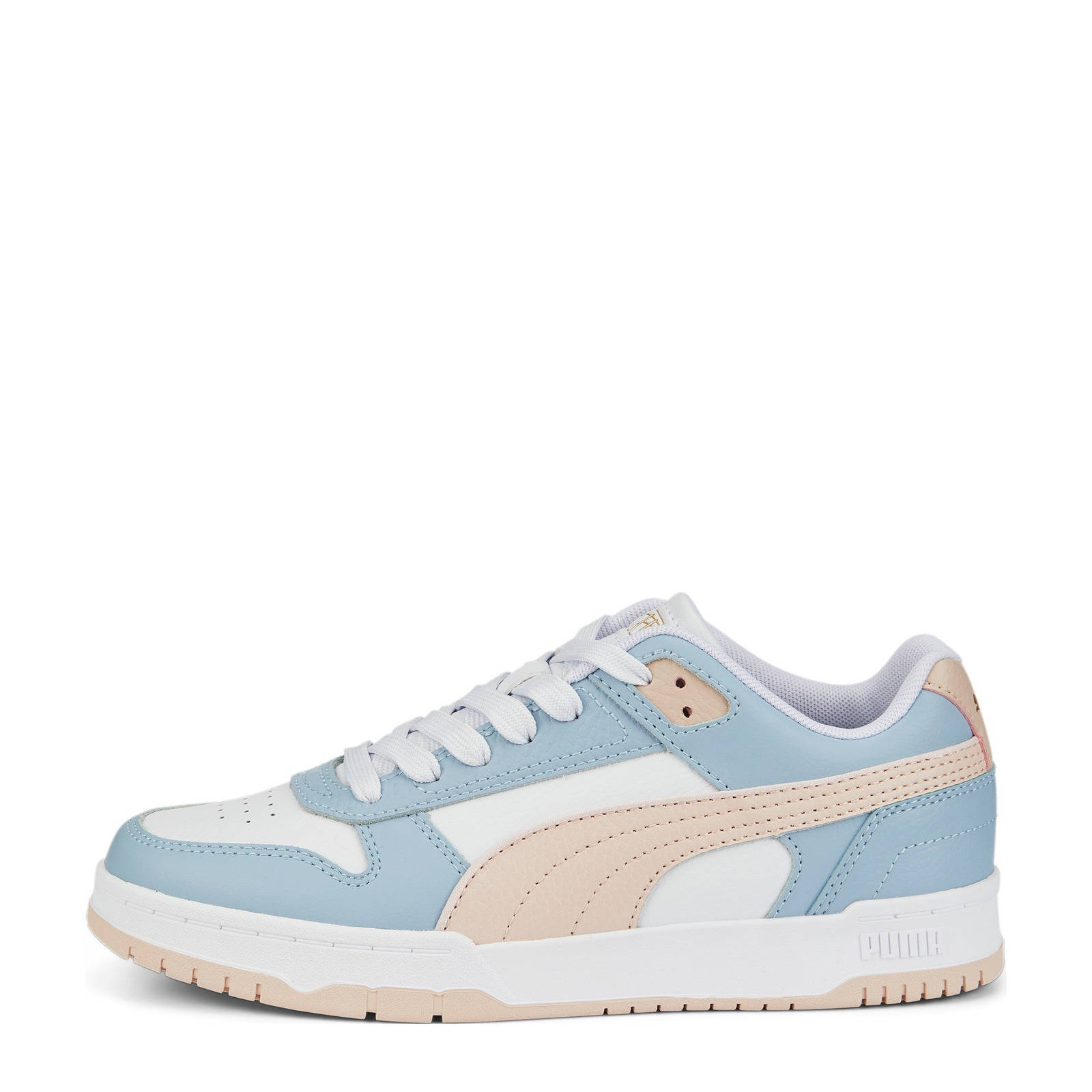 Puma RBD Game Low sneakers lichtblauw/lichtroze/wit | wehkamp