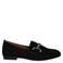 Gabor suède loafers met gesp zwart