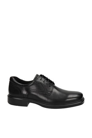 Helsinki 2 leren veterschoenen zwart