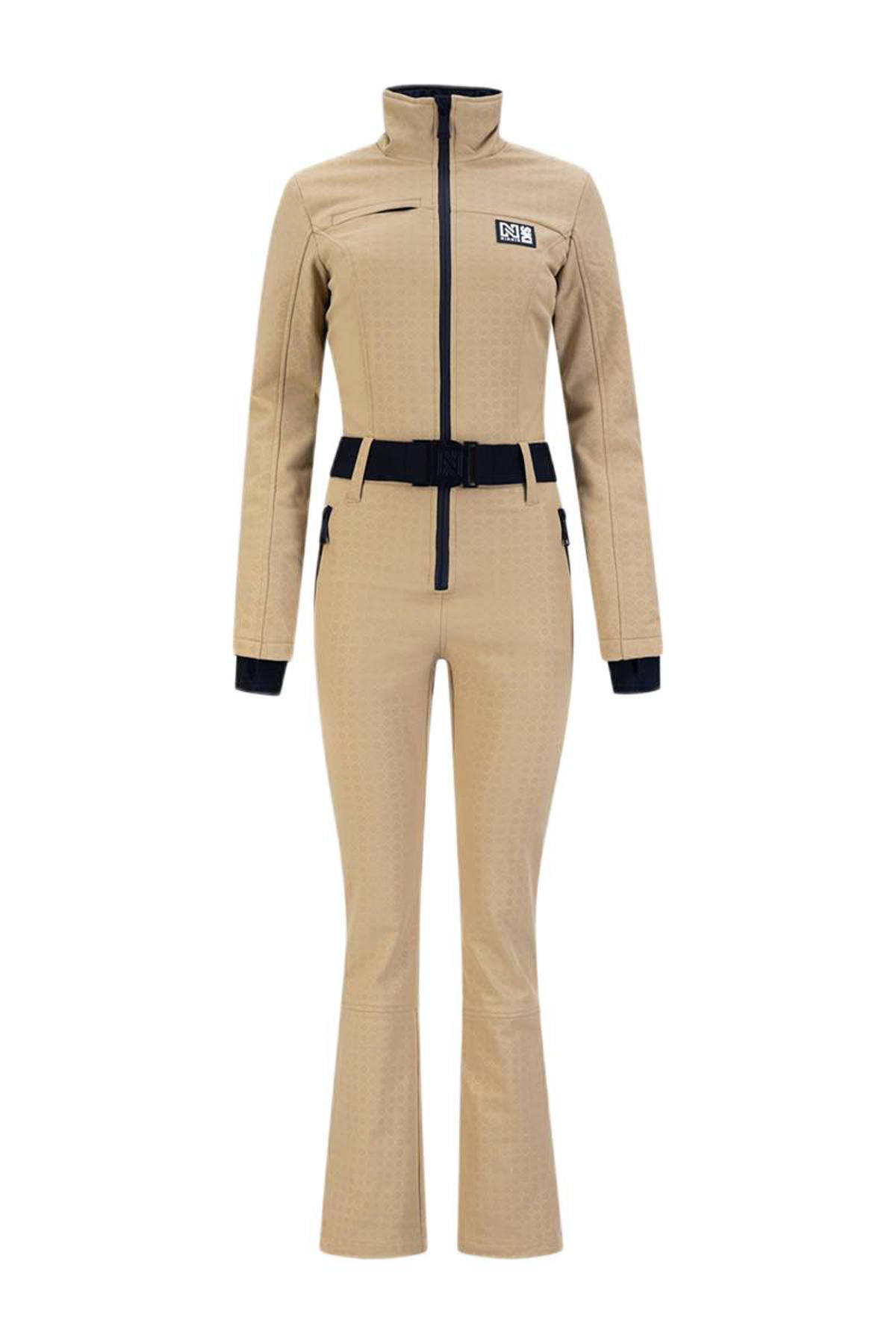NIKKIE ski jumpsuit Yente zand wehkamp